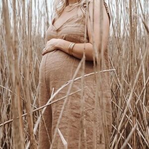 Beachwood Baby The Linen Jumpsuit // Rye